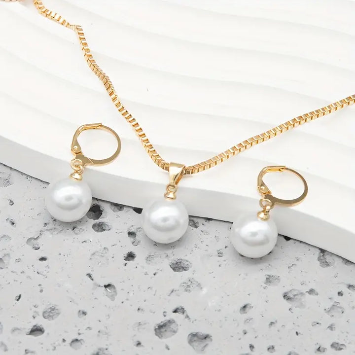 Ensemble de bijoux en perles | Or