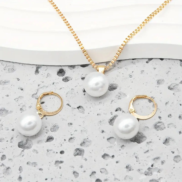 Ensemble de bijoux en perles | Or