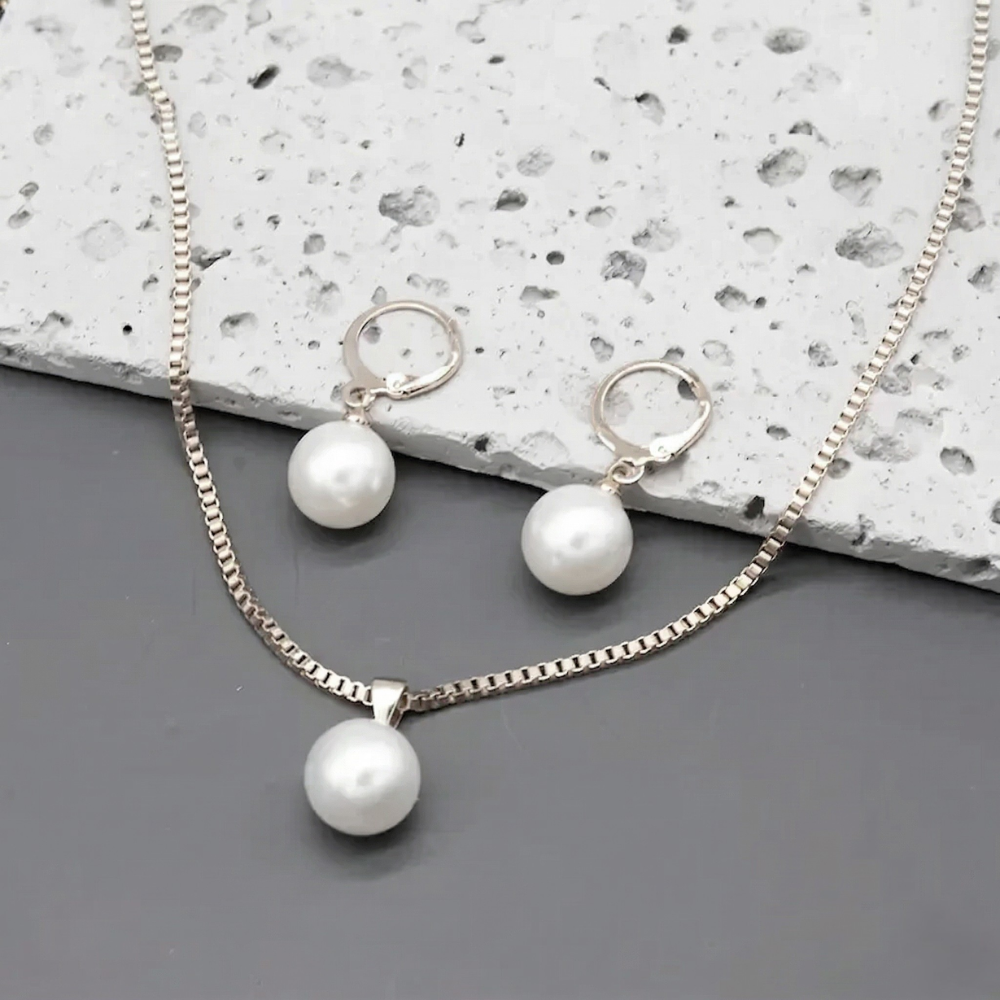 Ensemble de bijoux en perles | Or