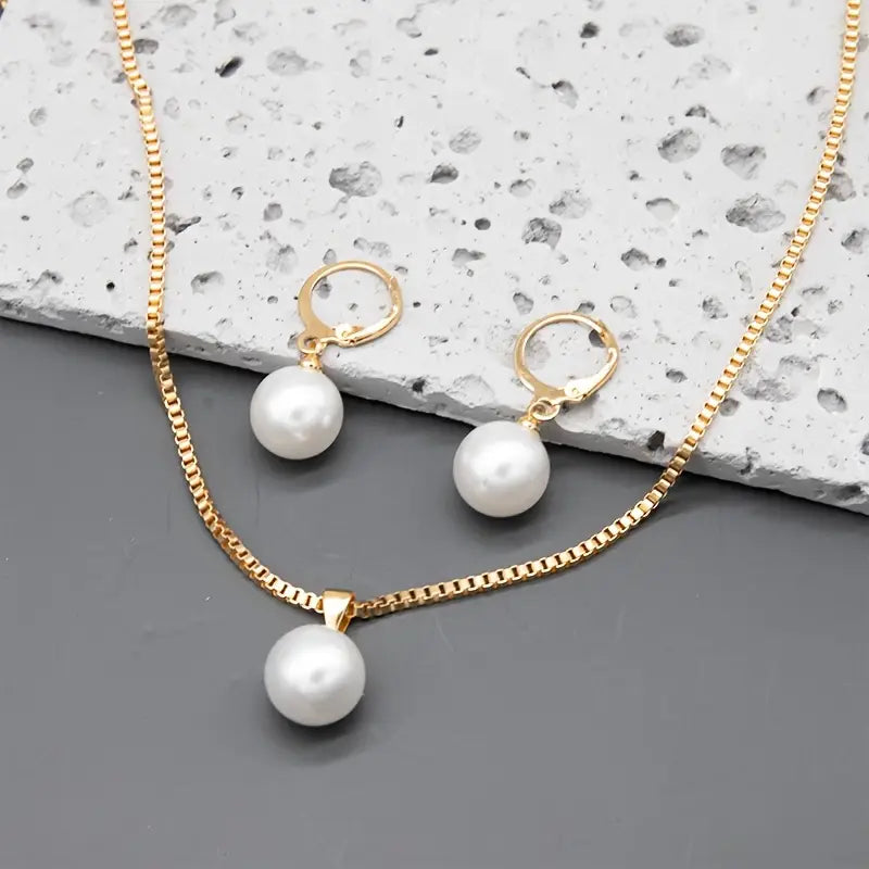 Ensemble de bijoux en perles | Or