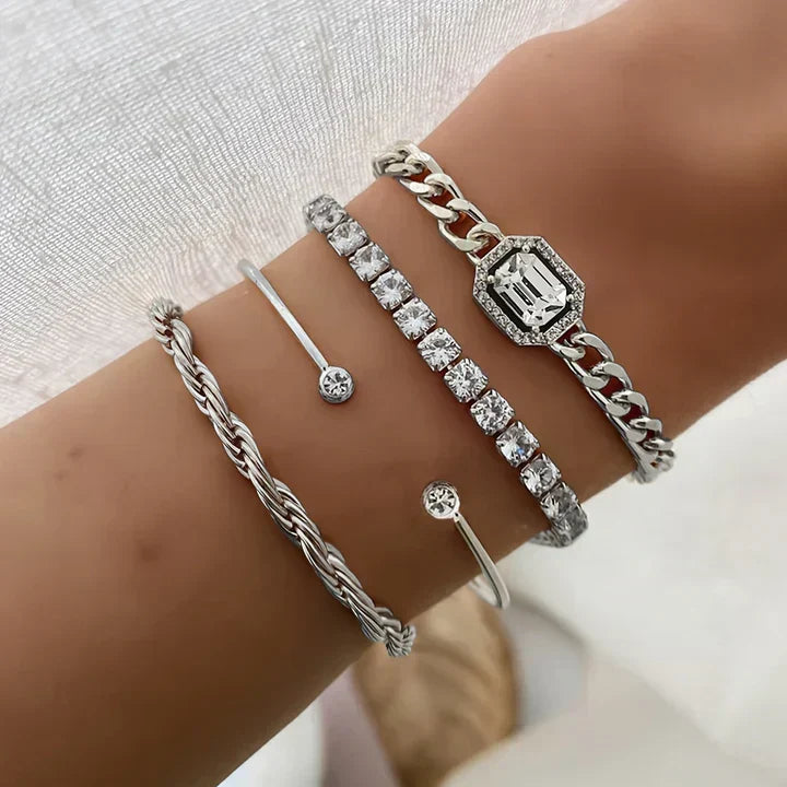 Ensemble de bracelets Domitille Calvine | Or