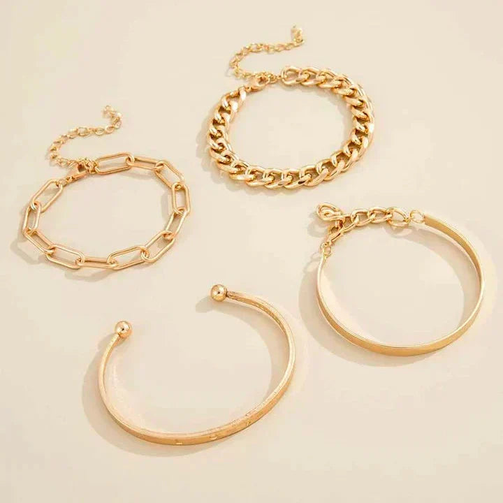 Ensemble de bracelets Élan Mercier | Or
