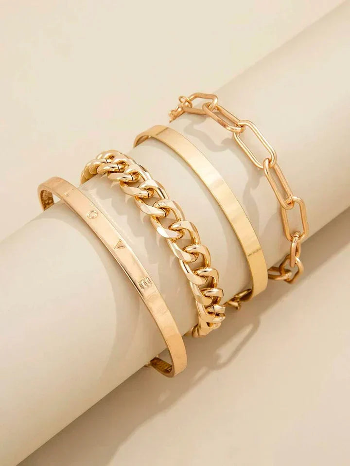 Ensemble de bracelets Élan Mercier | Or