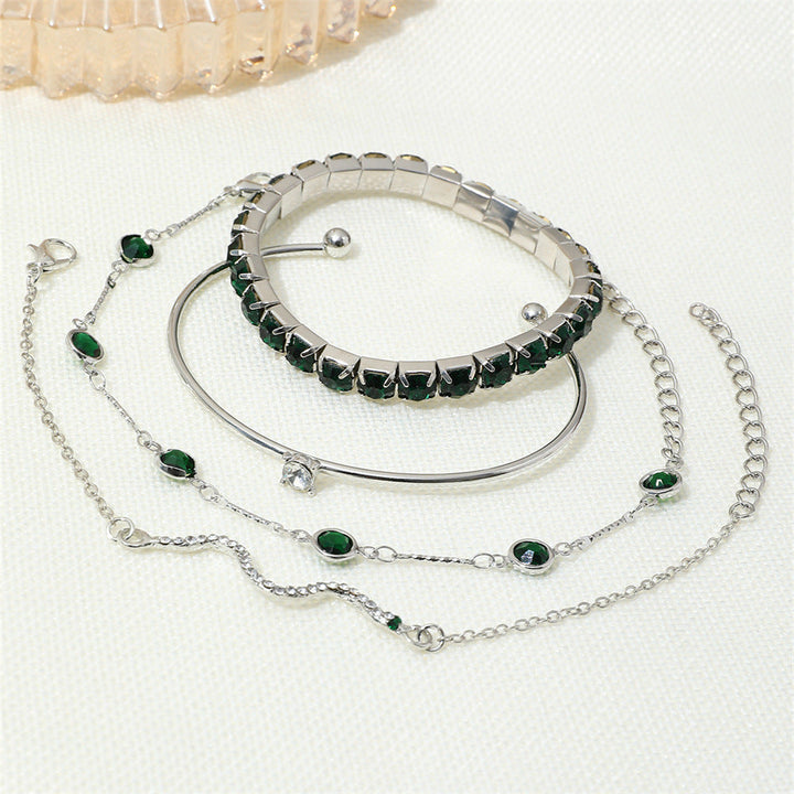 Ensemble de bracelets Sorina Fontenay | Or blanc