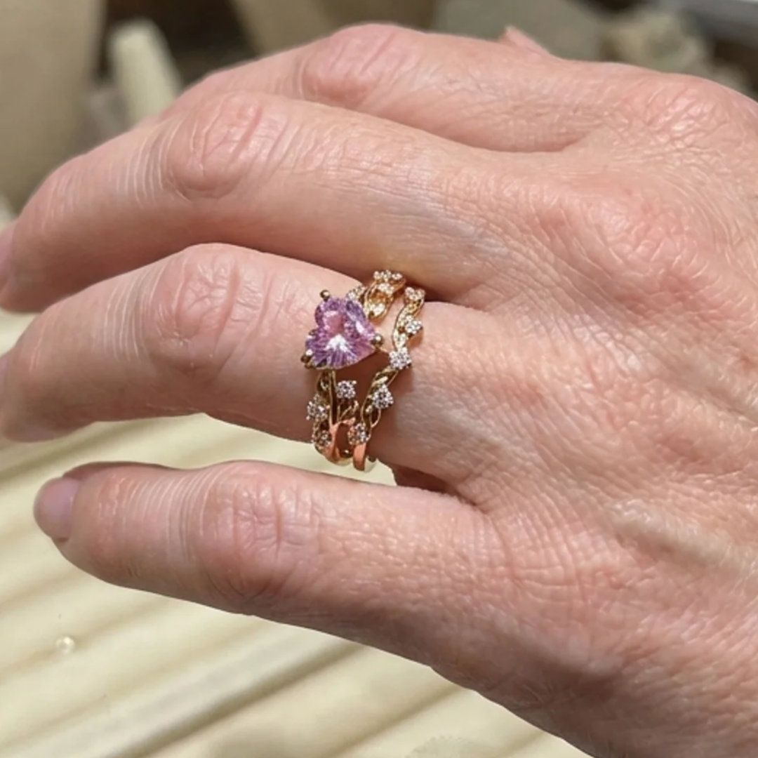 Ensemble de bagues Jardin Fleuri | Or