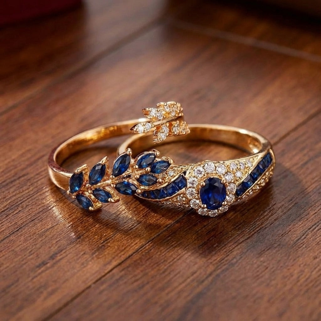 Ensemble de bagues Abellissa | Or