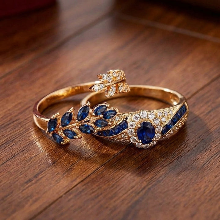 Ensemble de bagues Abellissa | Or