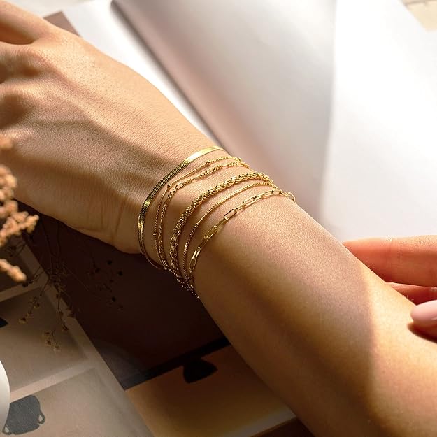Ensemble de bracelets Isabelle Vernet | Or