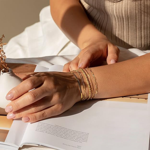 Ensemble de bracelets Isabelle Vernet | Or