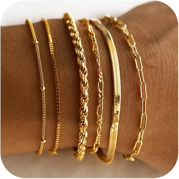 Ensemble de bracelets Isabelle Vernet | Or