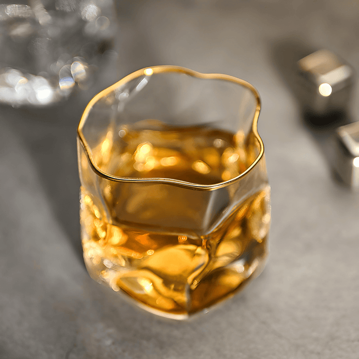 Hoshi Gold Japonský Kryštálový Whisky Pohár