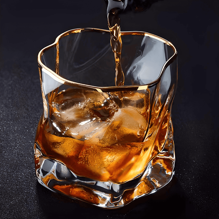 Hoshi Gold Japonský Kryštálový Whisky Pohár