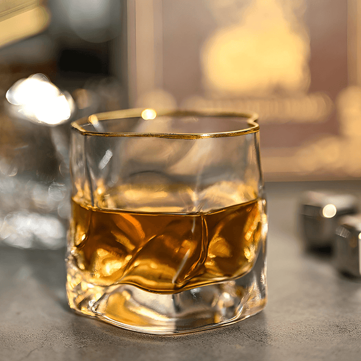 Hoshi Gold Japonský Kryštálový Whisky Pohár