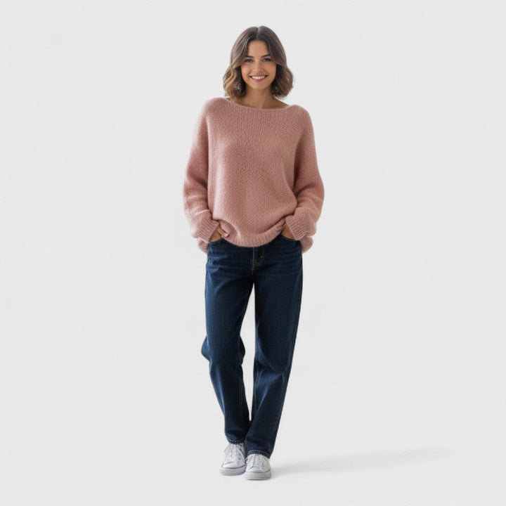 Dido - Dámsky oversize pletený s mäkkou textúrou a pohodlným strihom