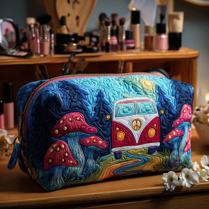 Grace - Quilted Toiletry Bag - Moonlit Travel
