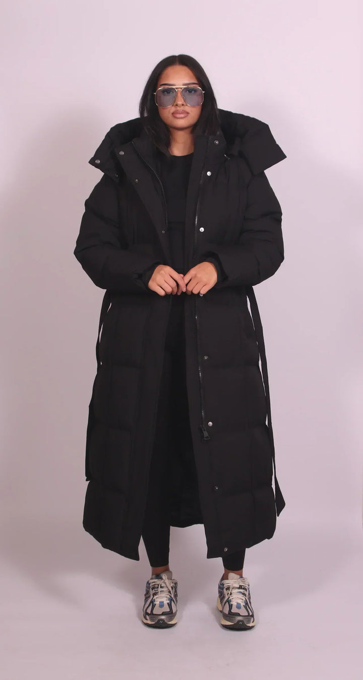 ELISE | Dlhý prešívaný kabát