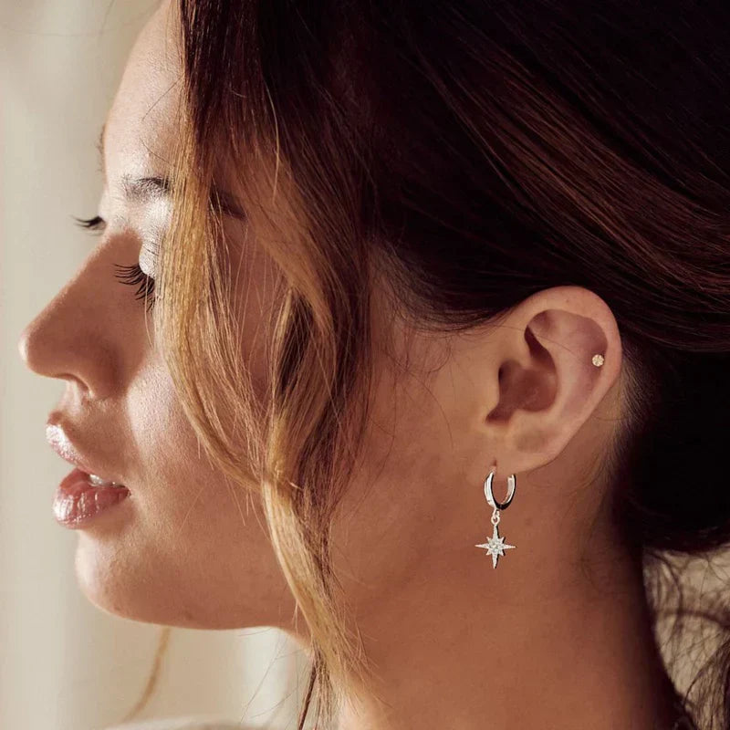 Les boucles d'oreilles Envoûtantes | Or blanc