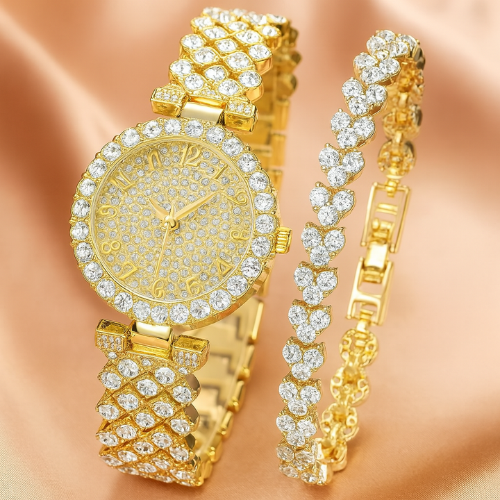 Montre et bracelet luxe radiance | Or