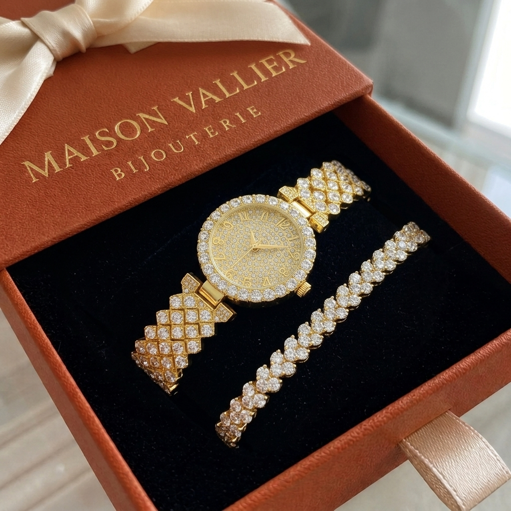 Montre et bracelet luxe radiance | Or
