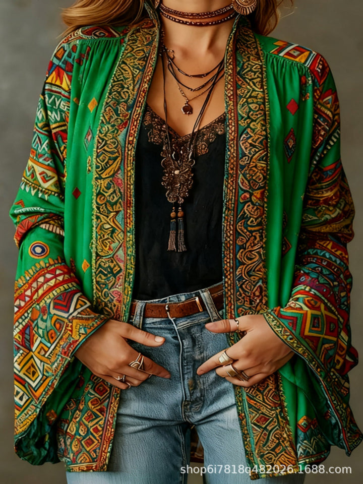 Lucia – vyšívaný kimono kardigán