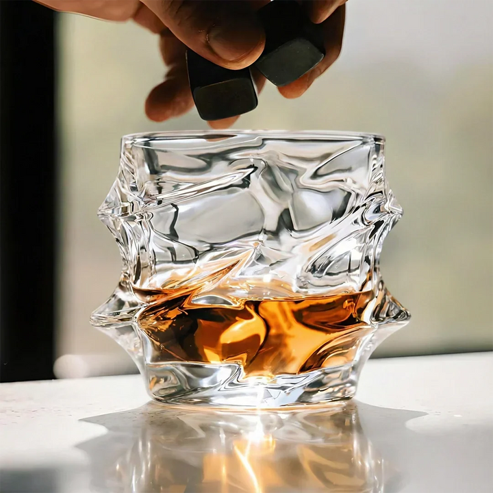 Arashi Japonský Krištáľový Whisky Pohár