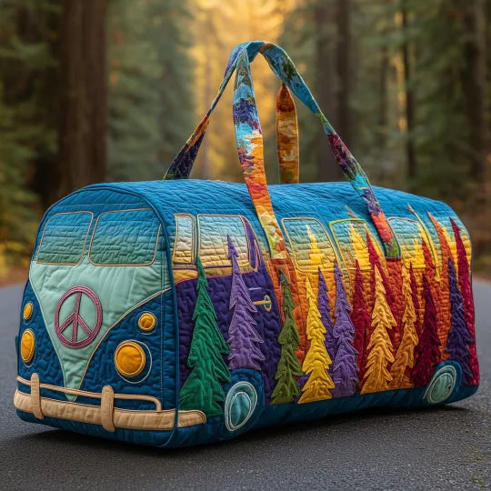 Quilted Travel Bag - Forest Camper