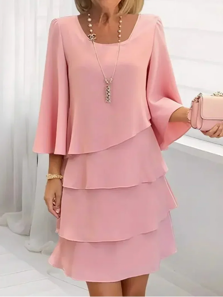 Catherine - Elegantná šaty s pruhmi