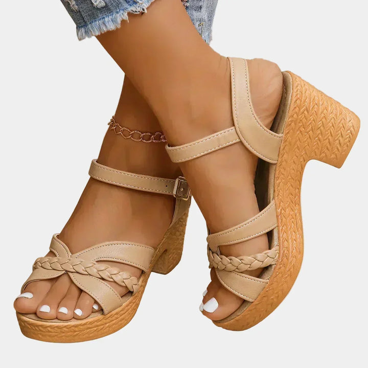 Kleoniki - Letné sandále s opätkom