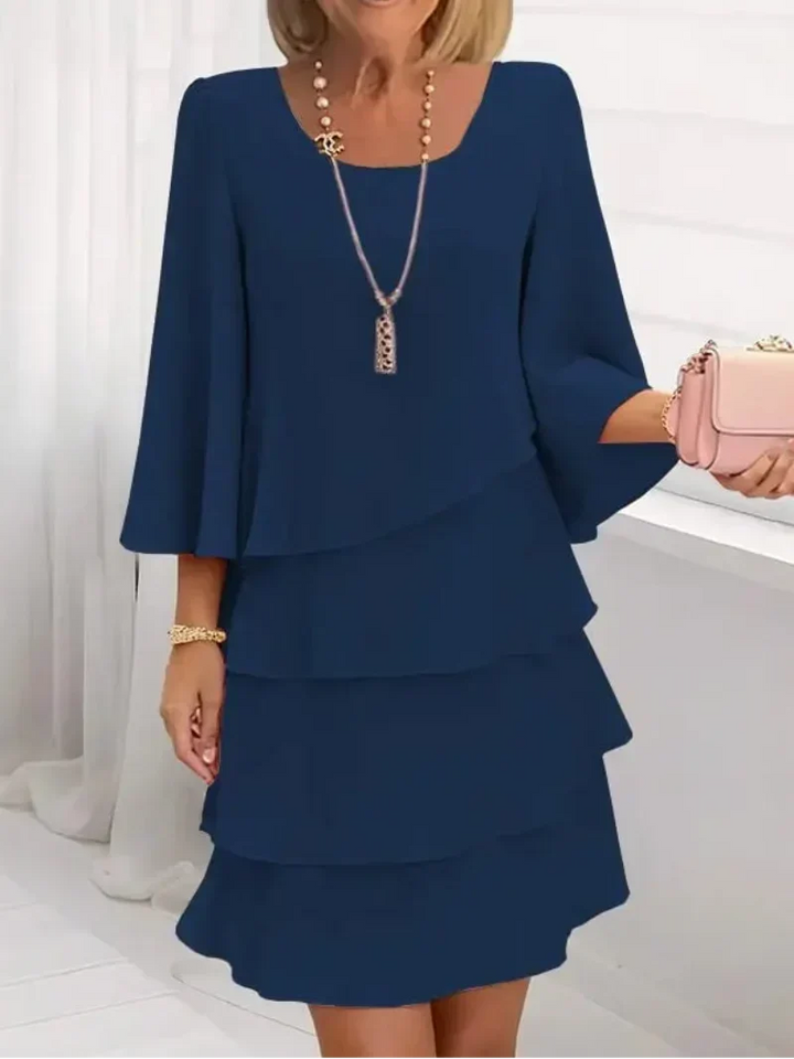 Catherine - Elegantná šaty s pruhmi
