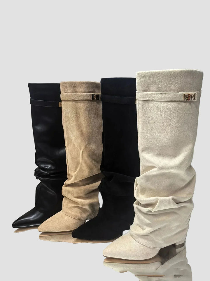Vysoké Čižmy s Elegantným Dizajnom