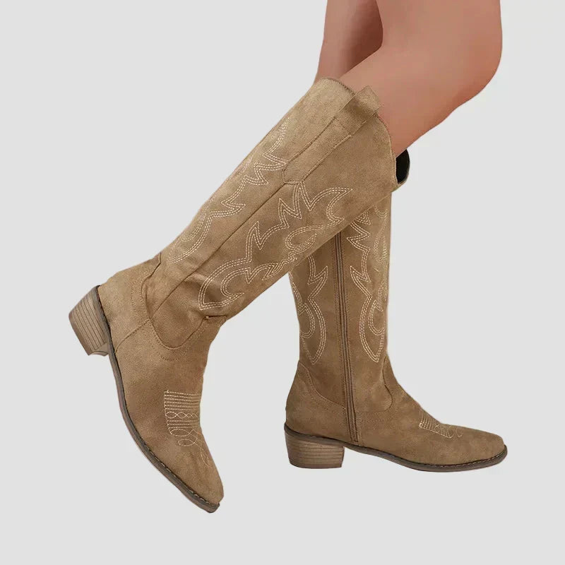 Katarina - Western Čizmy pre Kaubojky z Suede