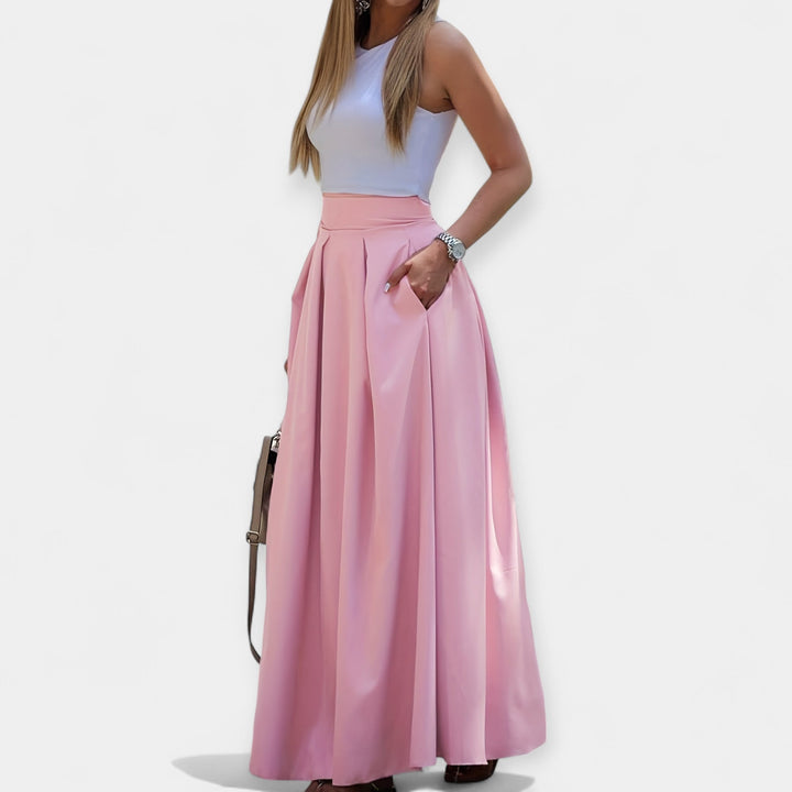 Elegantná Midi Sukňa