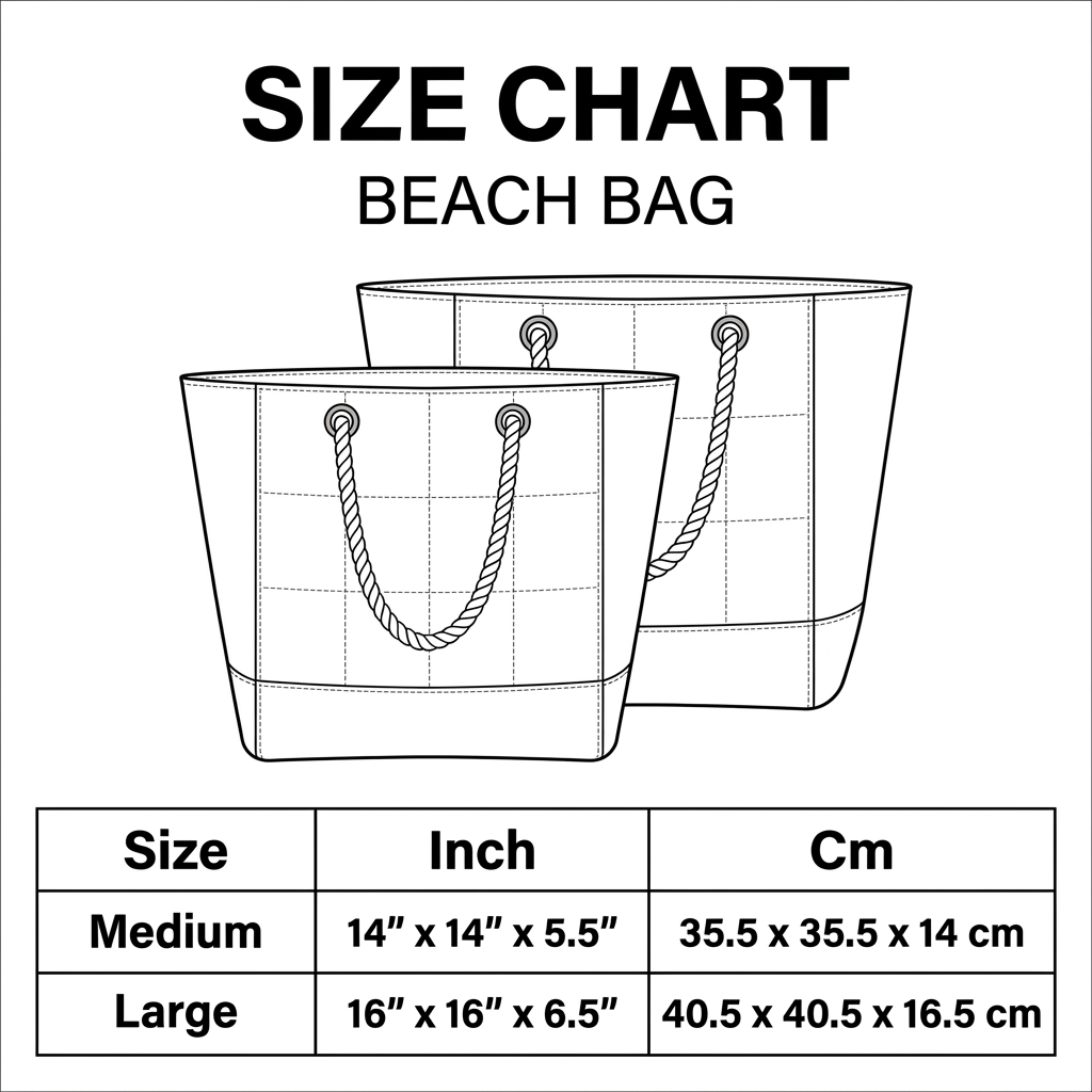 Handmade Beach Bag - Turtle Heart