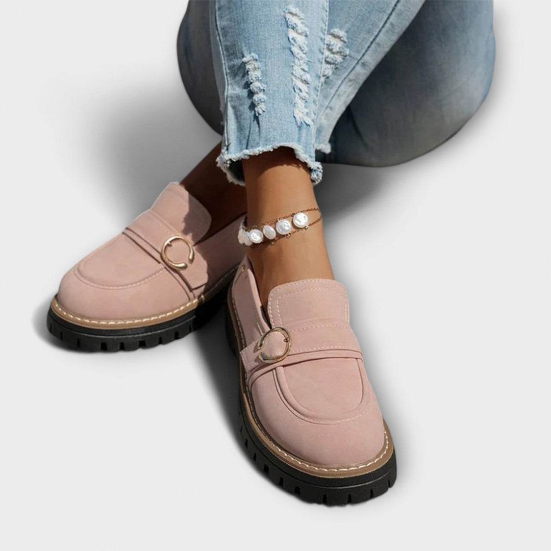 Dimitra - Casual Mokasíny s Okrúhlym Nosom - Pohodlné Vyhotovenie