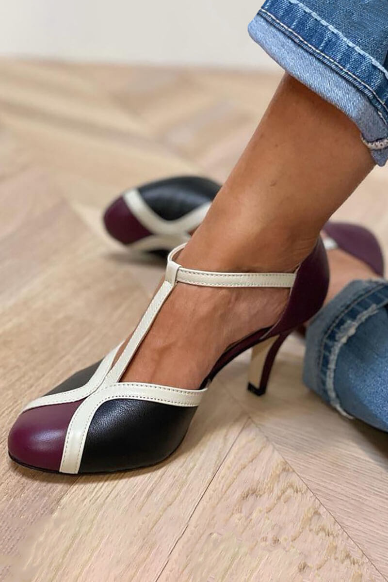 Aria - Retro topánky s T-barom