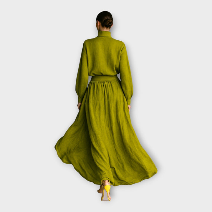 Pletený set s priestrannou eleganciou