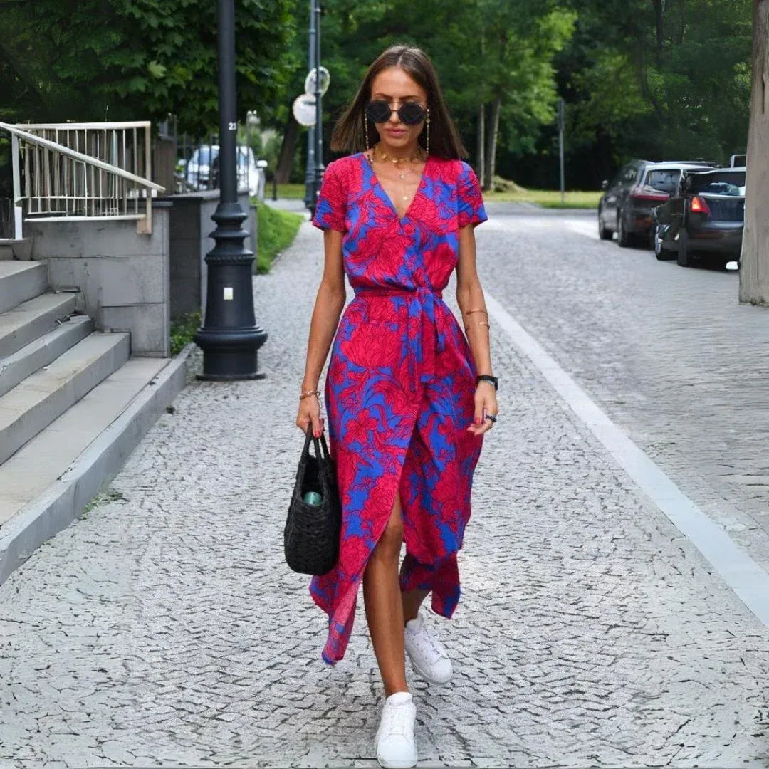 YARA | Elegantné šaty s preklopovým strihom a lichotivým fitom