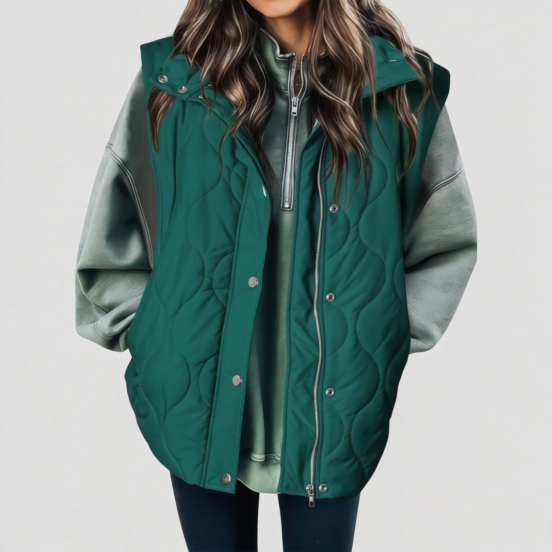 OLIVIA | Oversize prešívaná vesta