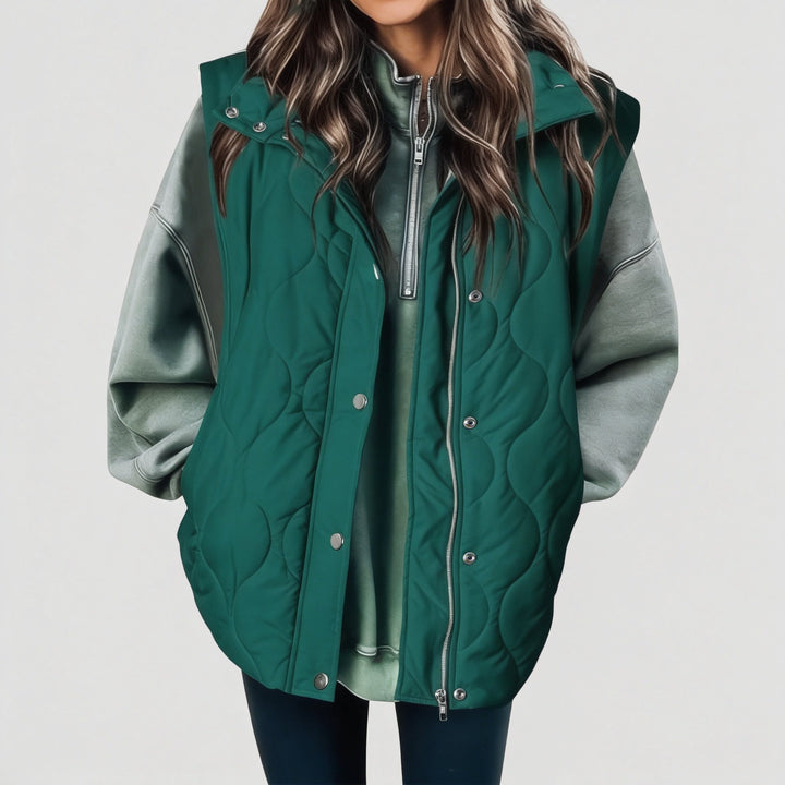 OLIVIA | Oversize prešívaná vesta