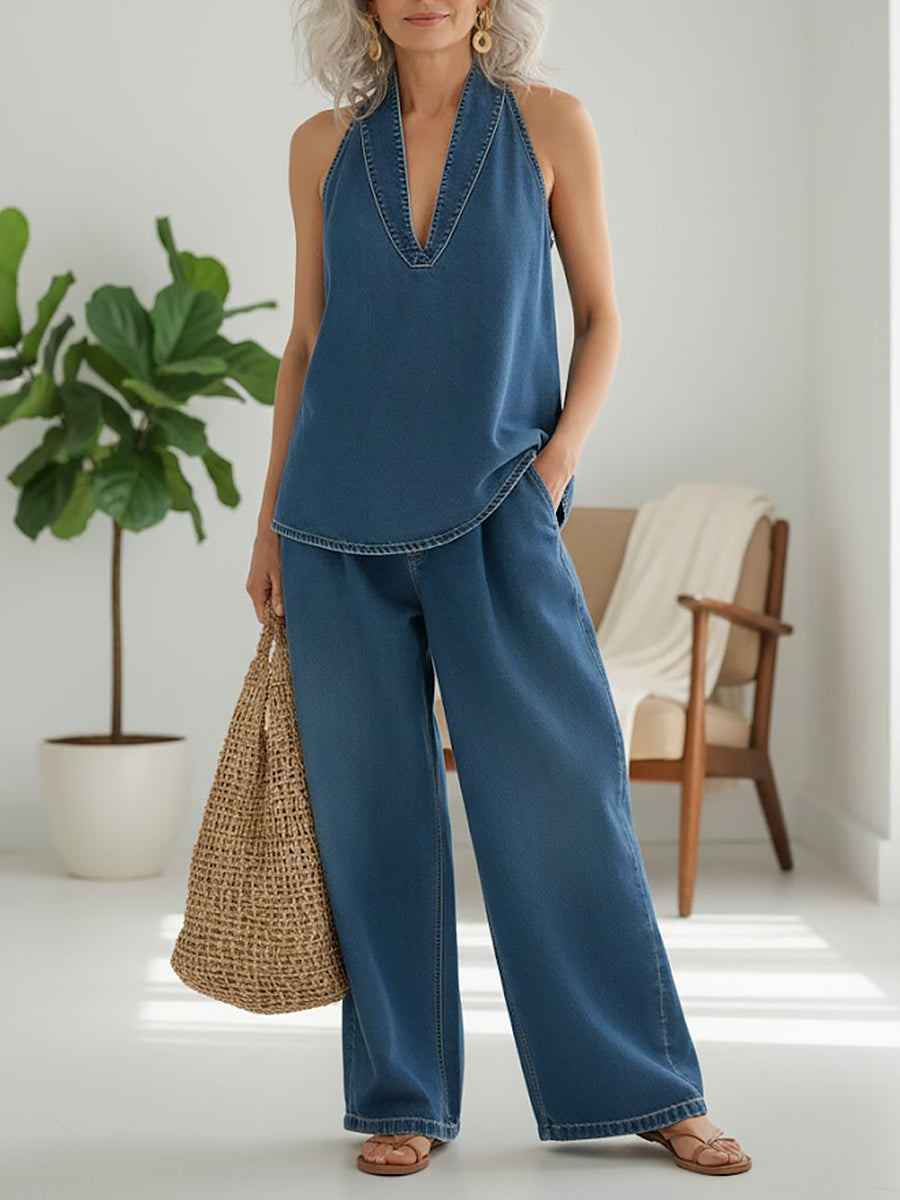 Ivy™ | Sada z dvoch kusov z vintage denimu