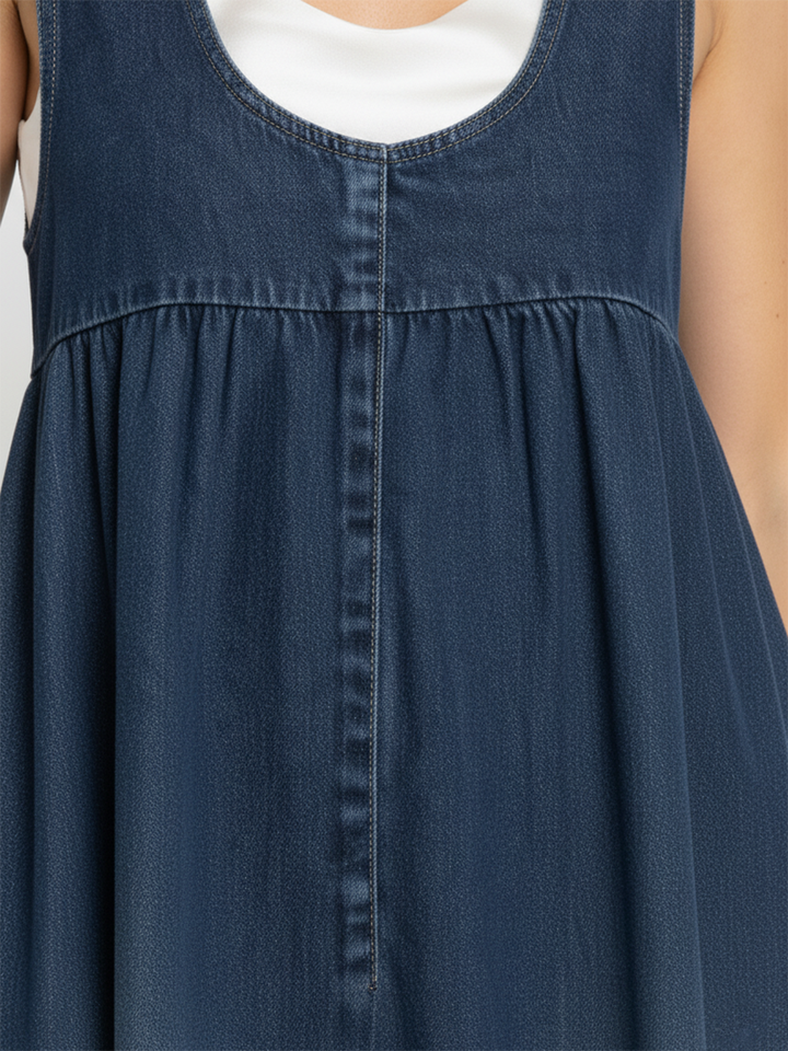 Karen™ | Dlhá šaty z praného denimu