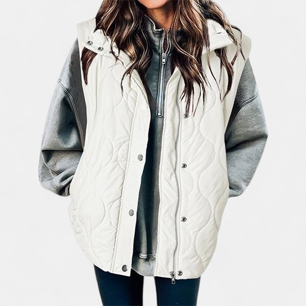 OLIVIA | Oversize prešívaná vesta