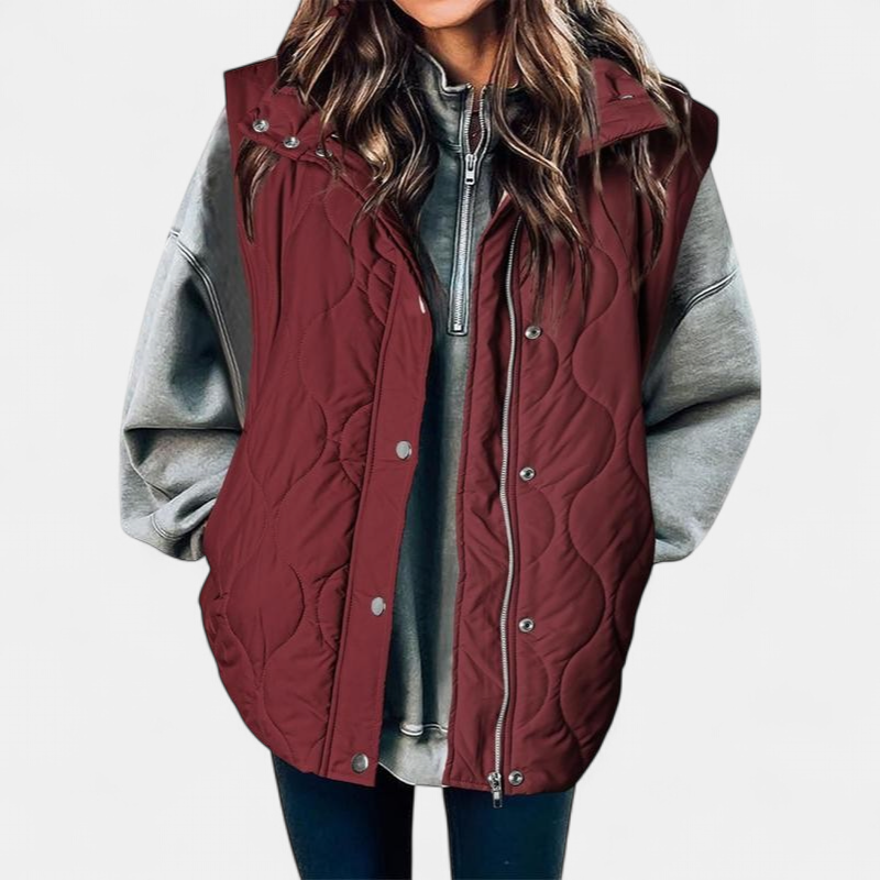 OLIVIA | Oversize prešívaná vesta
