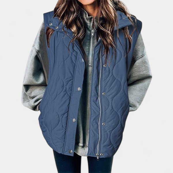 OLIVIA | Oversize prešívaná vesta