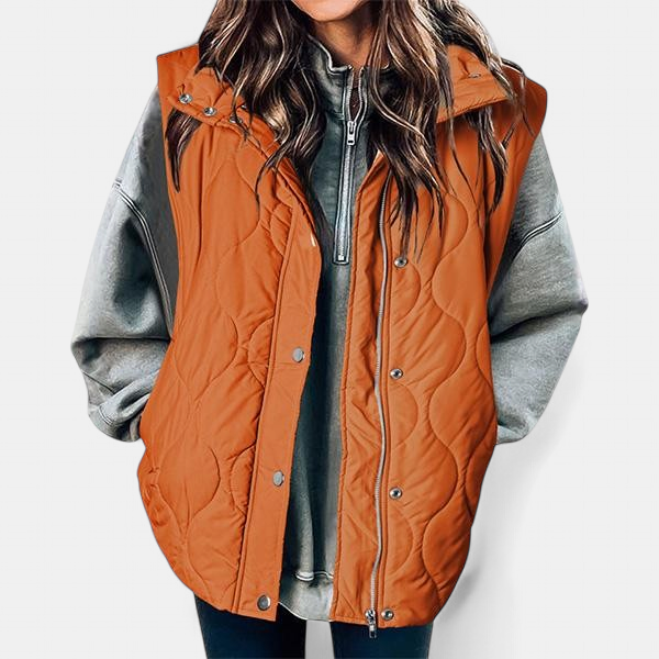 OLIVIA | Oversize prešívaná vesta