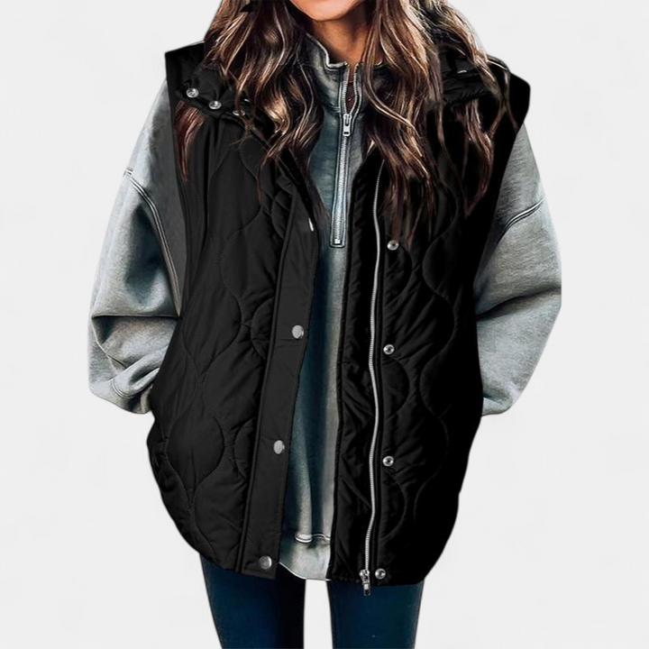 OLIVIA | Oversize prešívaná vesta