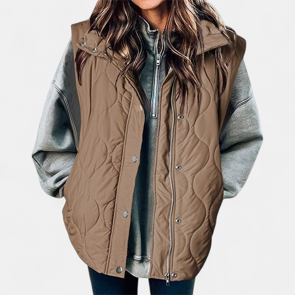 OLIVIA | Oversize prešívaná vesta