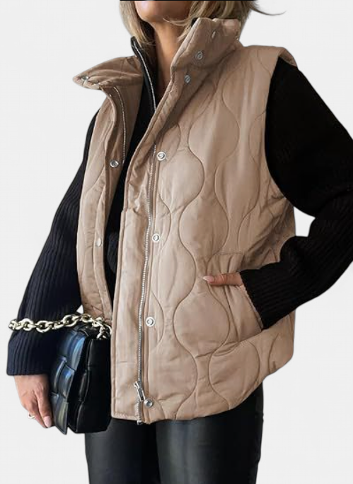 OLIVIA | Oversize prešívaná vesta