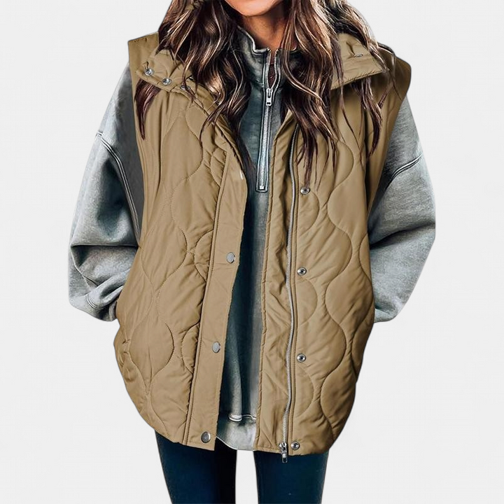 OLIVIA | Oversize prešívaná vesta
