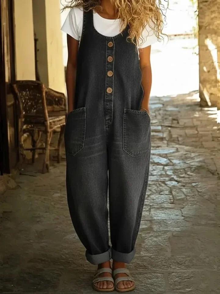 Ruth™ | Overaly z opraného bavlneného denimu
